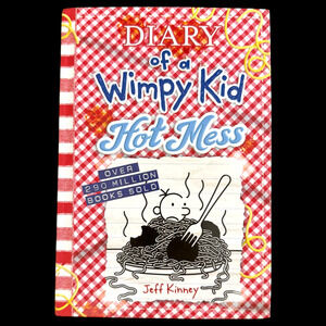 Signed Jeff Kinney Diary of a Wimpy Kid Hot Mess Book #19 Hardcover Autographed